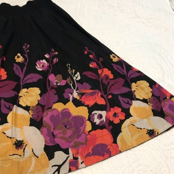 Avenue Dresses & Skirts - Avenue Linen-blend Floral Skirt 18/2